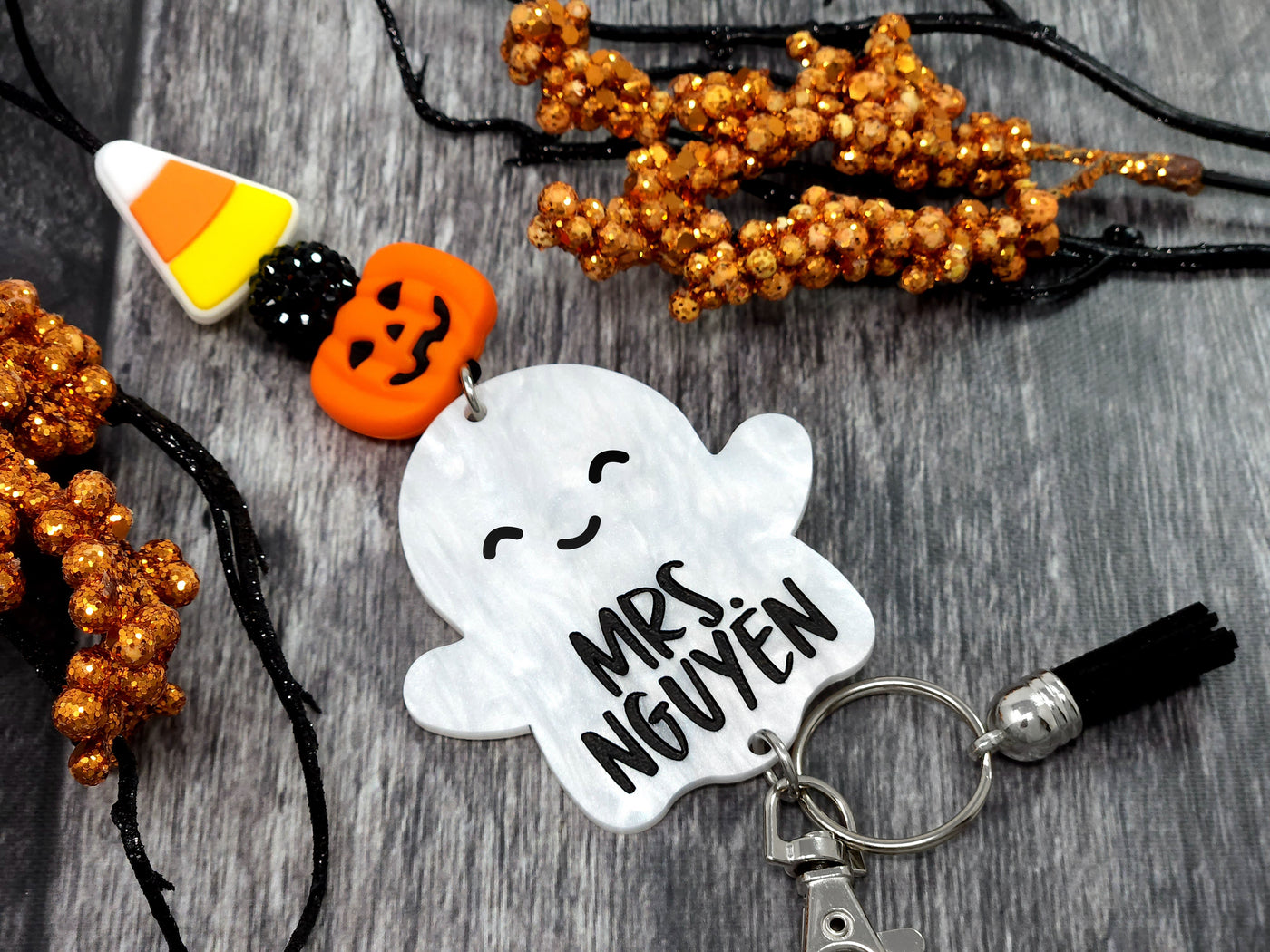 Personalized Ghost Lanyard