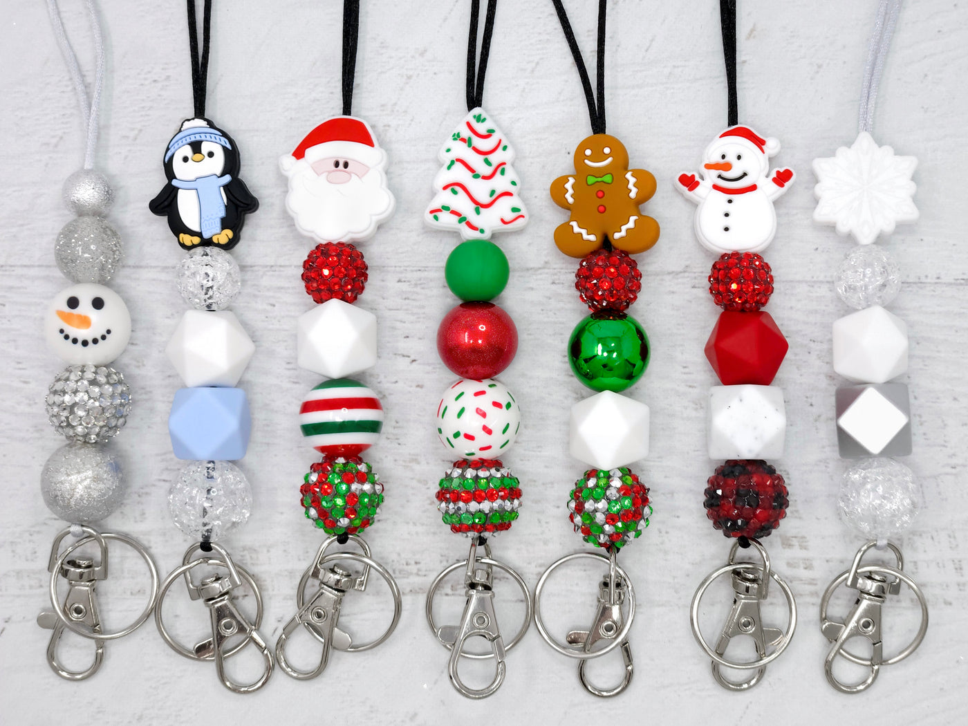 Silicone Christmas Lanyards