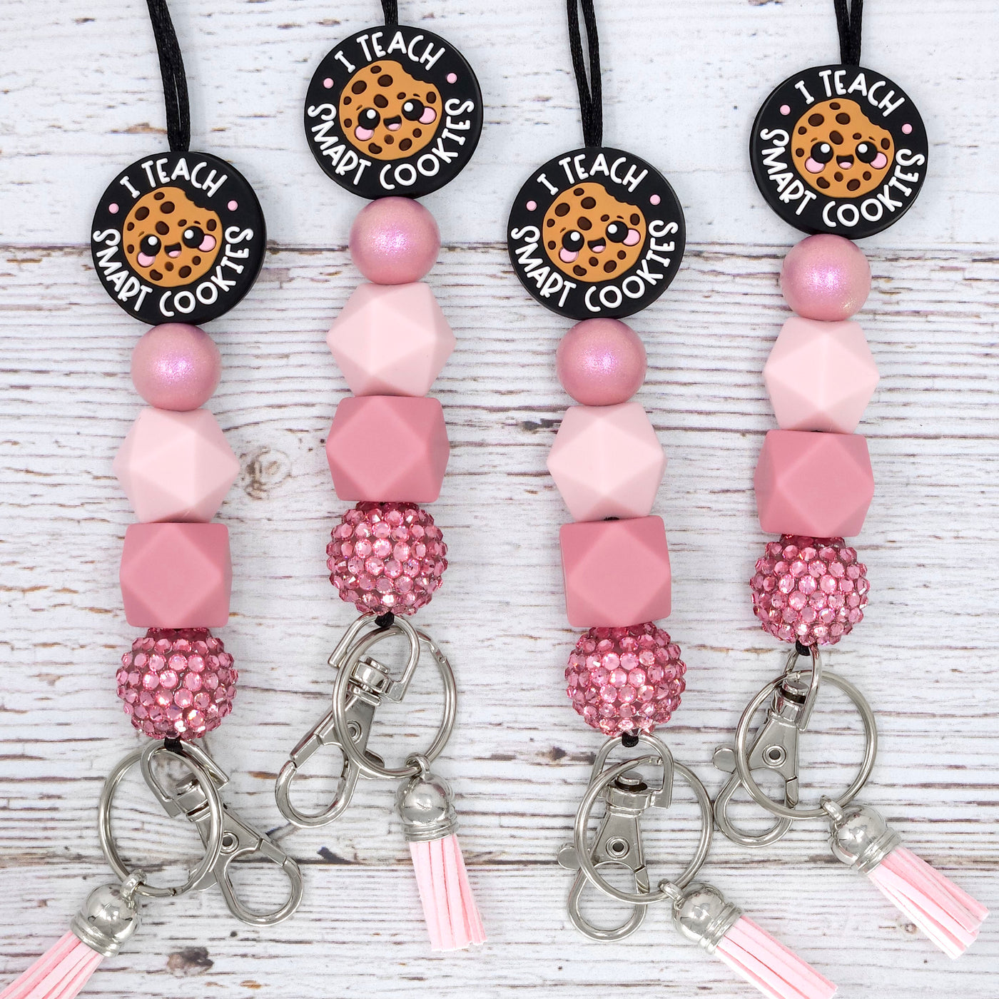 I Teach Smart Cookies Silicone Lanyard