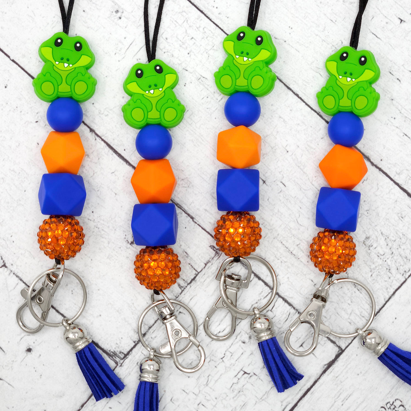 Alligator 'Gators' Silicone Lanyard