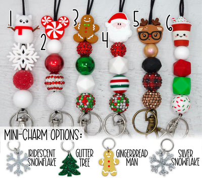 2024 Silicone Christmas Lanyards