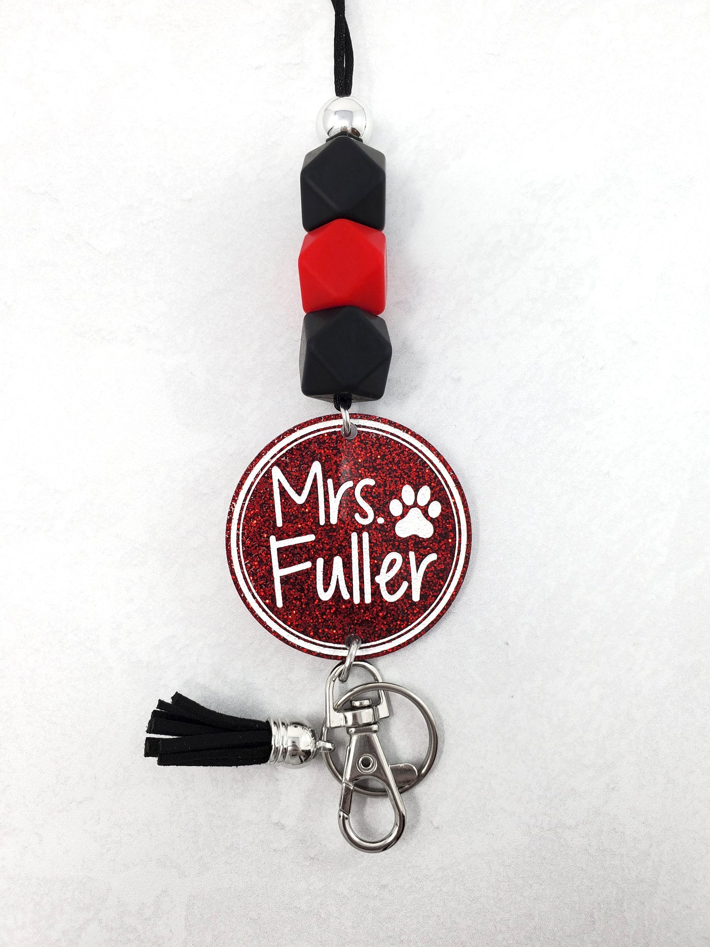 Glitter Engraved Lanyard