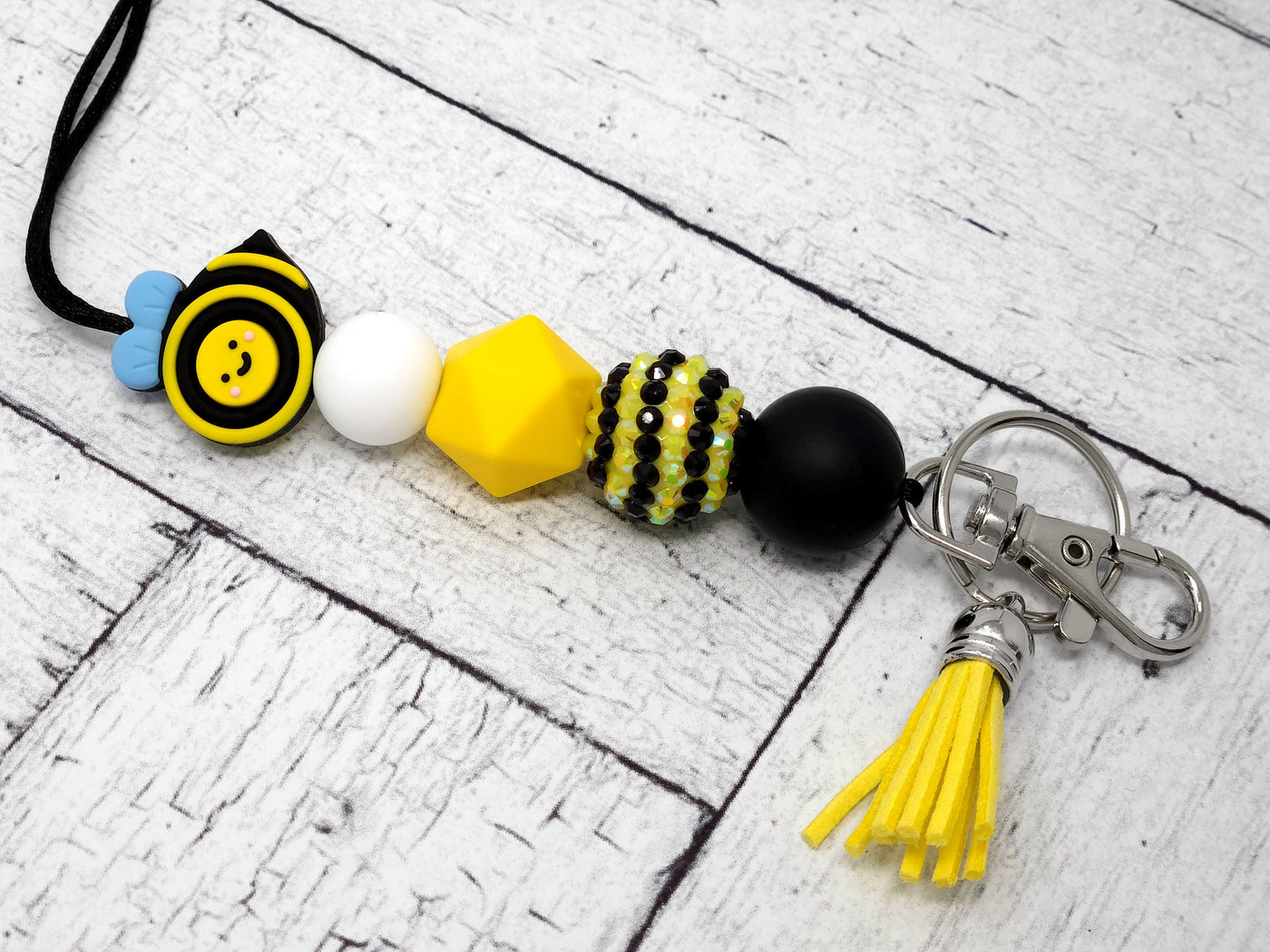 Bumblebee Silicone Lanyard