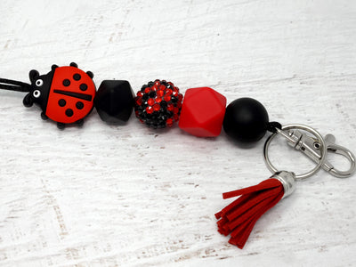 Ladybug Silicone Lanyard