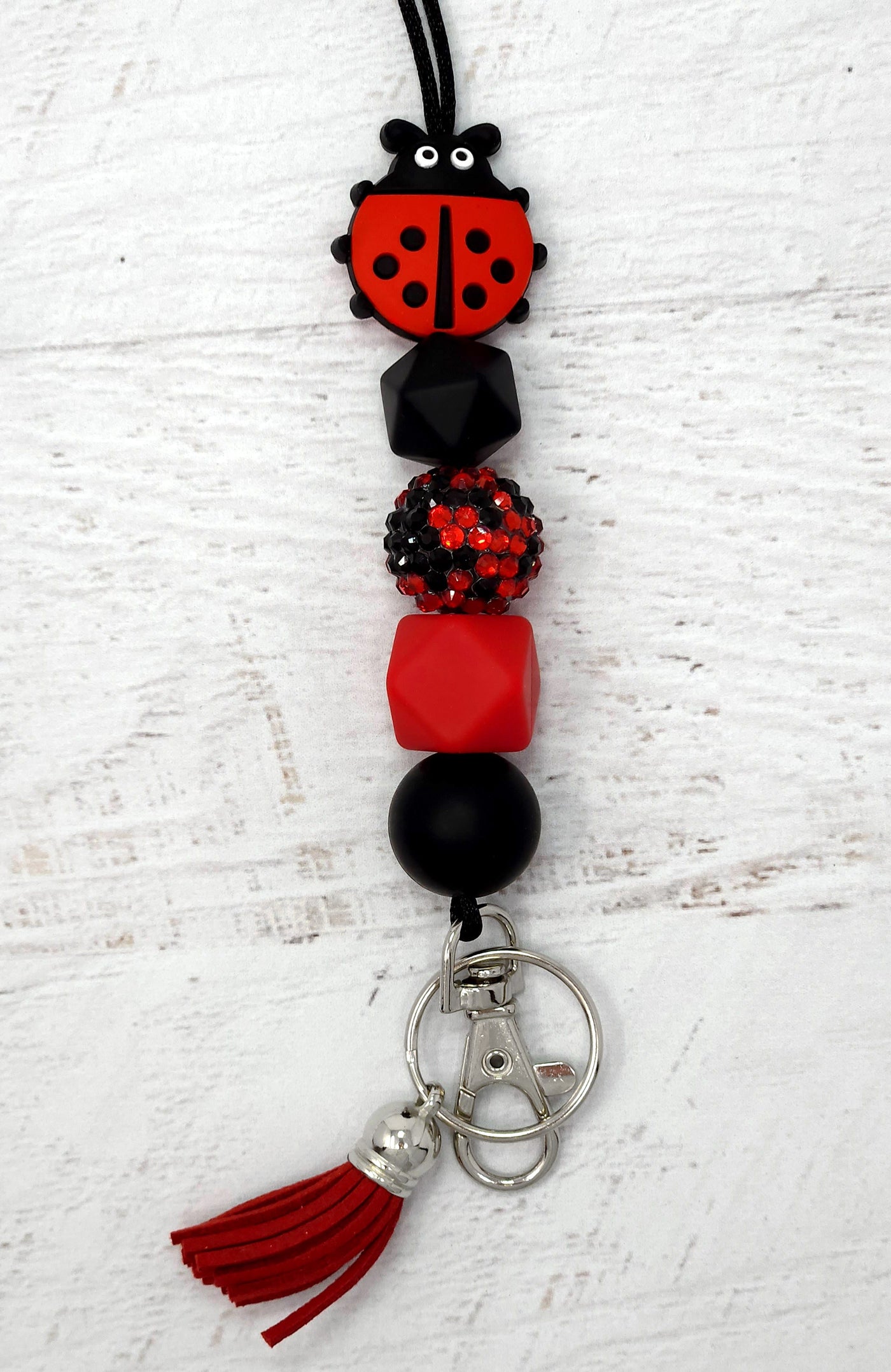 Ladybug Silicone Lanyard