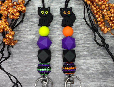 Black Cat Lanyard
