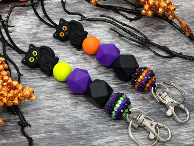 Black Cat Lanyard