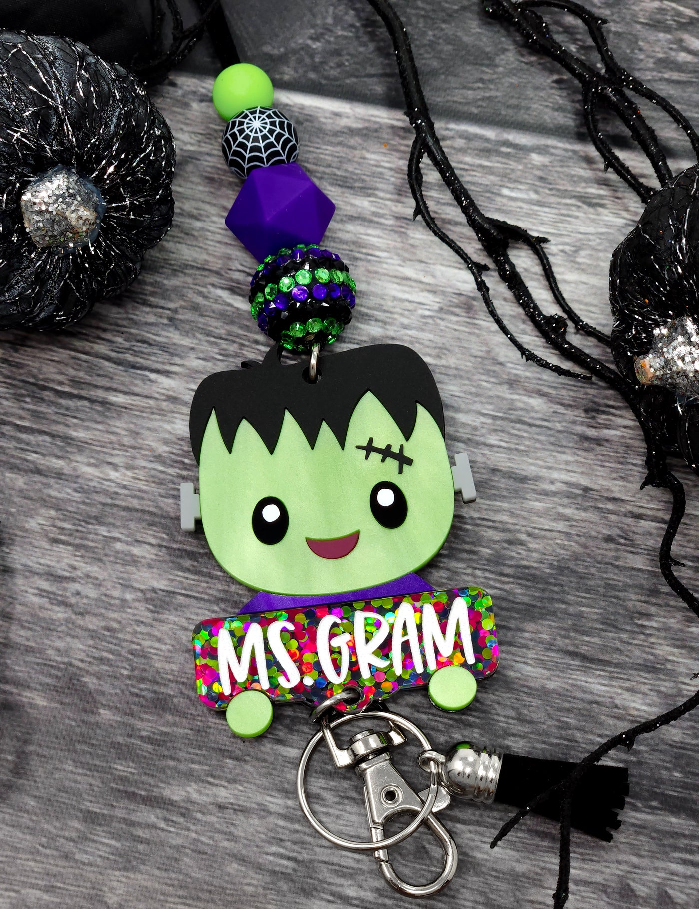 Personalized Frankenstein Lanyard