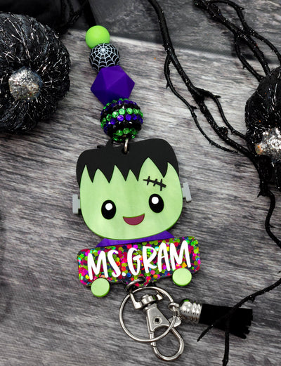 Personalized Frankenstein Lanyard