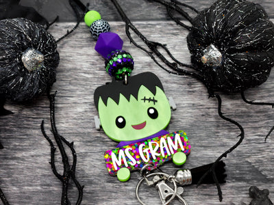 Personalized Frankenstein Lanyard