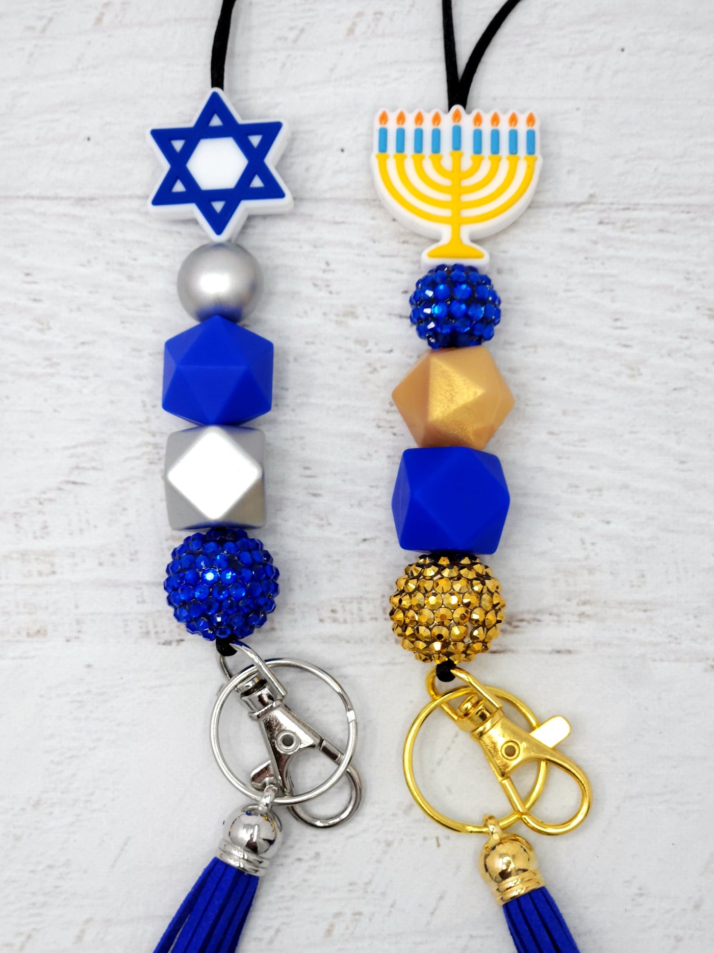 Hanukkah Silicone Lanyard