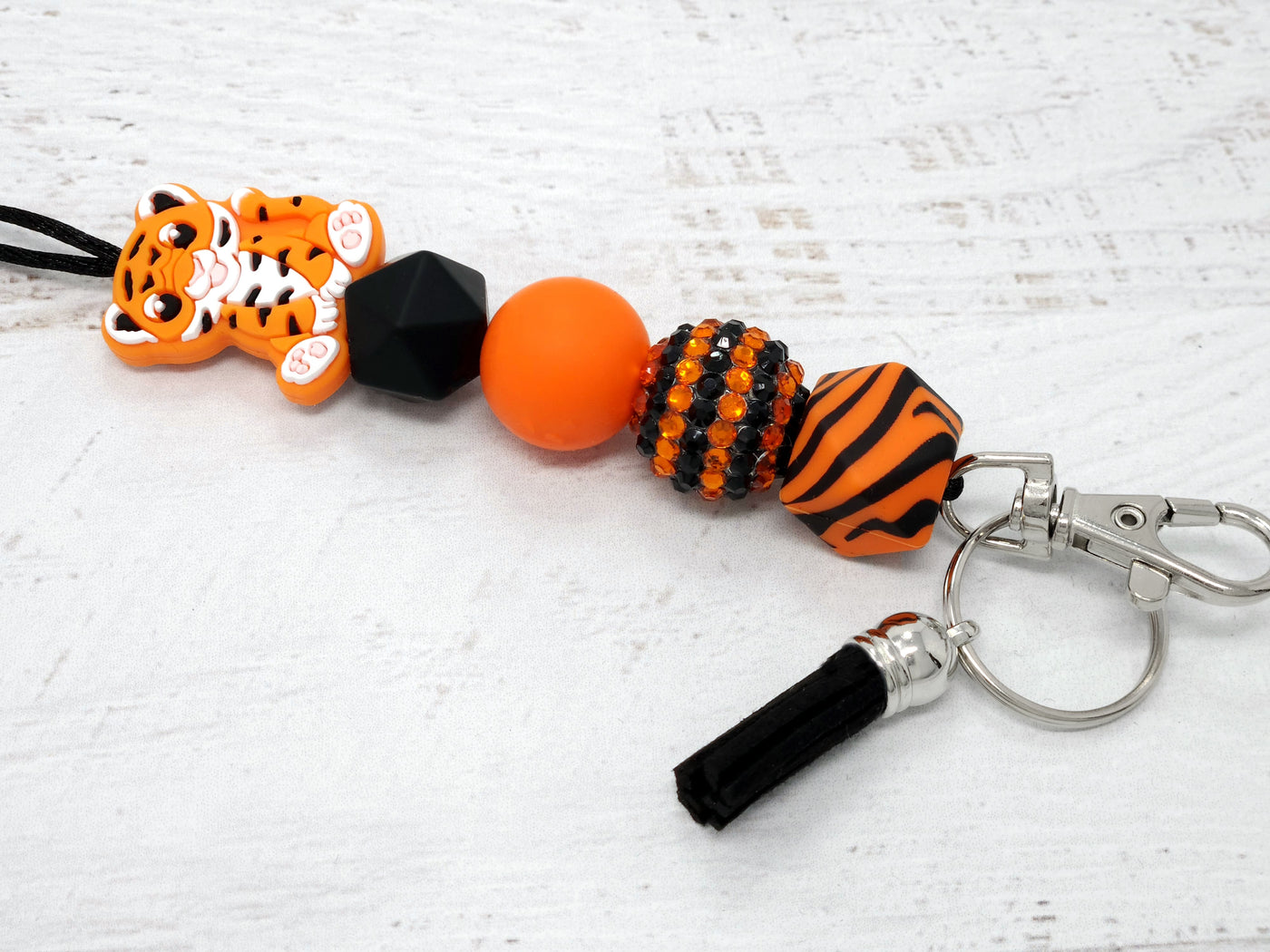 Tiger Silicone Lanyard