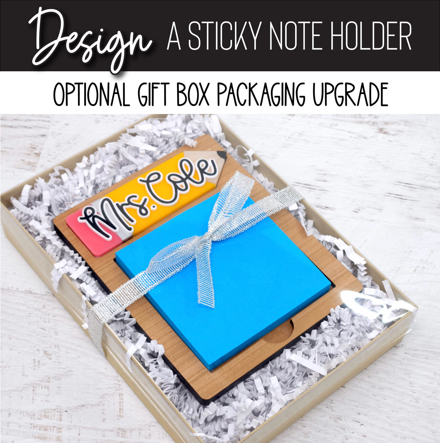 Pencil Sticky Note Holder