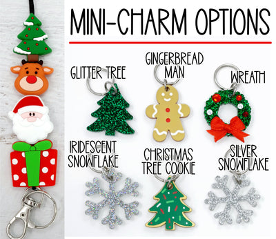 Christmas Stack Silicone Lanyard