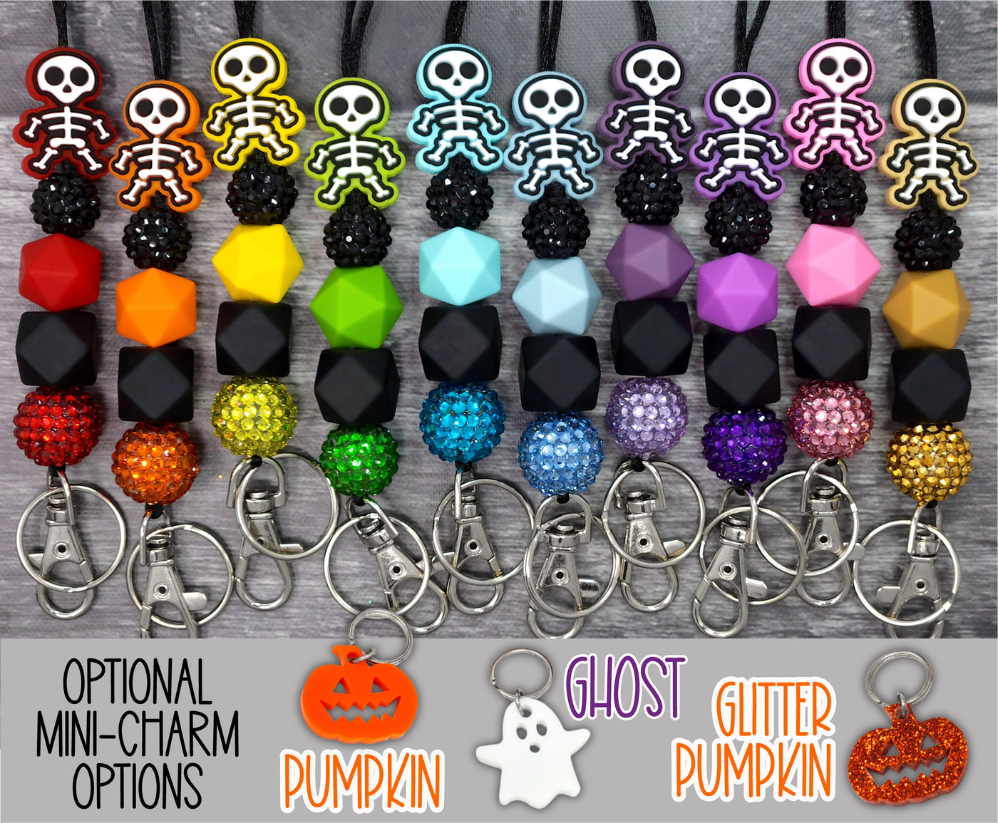 Skelly the Skeleton Lanyards