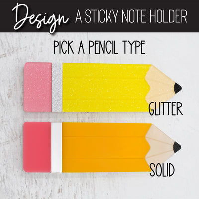 Pencil Sticky Note Holder